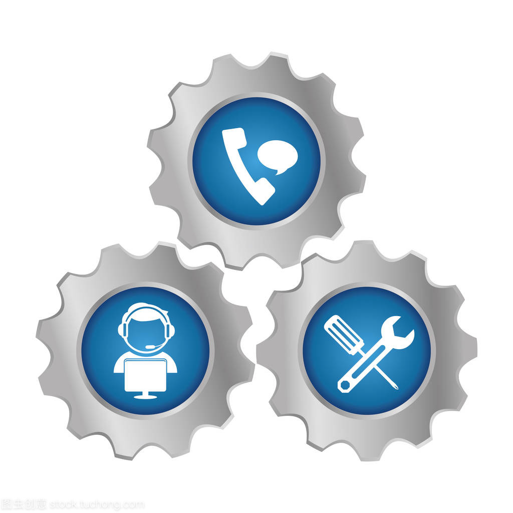技術(shù)維修服務(wù)標(biāo)志圖標(biāo)